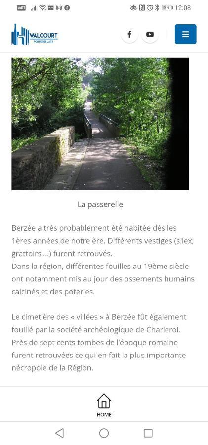 Walcourt Maison D'Hote Les Notes Endormies Suite Le Refuge المظهر الخارجي الصورة